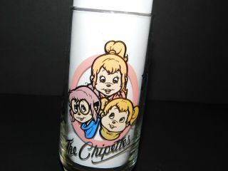 1985 Alvin And The Chipmunks Glass - The Chipettes