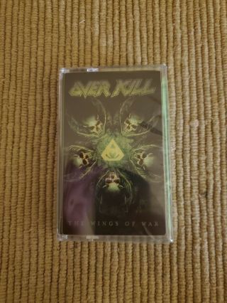 Overkill Wings Of War Cassette Rare 1 Of 400 Oop Exodus,  Megadeth