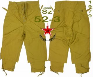 1979 Sz 52 - 3 Winter Pants Of Officers Of Ussr Army