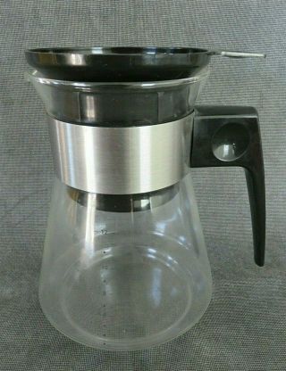 Vintage Norelco Glass Coffee Replacement Carafe 12 Cup Dial - A Brew