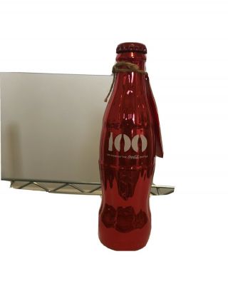 Coca - Cola Red 100th Anniversary Of Contour Bottle 3rd Edition