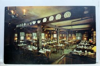 Massachusetts Ma Holyoke Yankee Pedlar Inn Tavern Postcard Old Vintage Card View