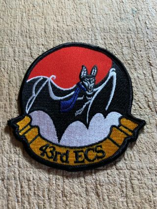 1970s/1980s? Us Air Force Patch - 43rd Ecs - Usaf Beauty