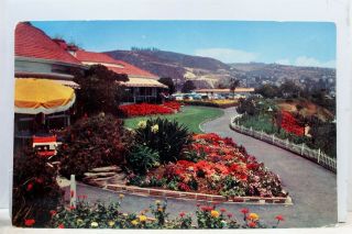 California Ca Laguna Beach Heisler Park Victor Hugo Inn Postcard Old Vintage Pc