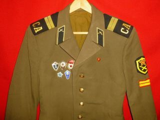 Russian Soviet Army Sergeant Parade Uniform Jacket 6 Badges Trousers USSR 48 S 3