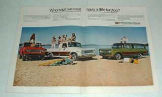 1969 International Harvester Travelall Scout Pickup Ad