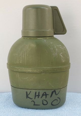 Canadian Army Thermos / Canteen Hot Or Cold Liquid Green Khan 200