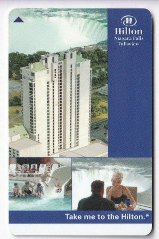 Carte / Card Hotel Cle Key.  Usa Niagara Falls City Hilton Tower Magnetique