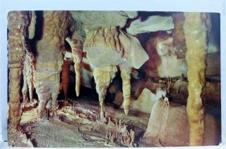 Kentucky Ky Mammoth Cave National Park Onyx Colonnade Postcard Old Vintage Card