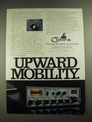 1978 Cobra 138xlr Cb Radio Ad - Upward Mobility
