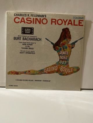 ‎casino Royale Soundtrack Lp James Bond Colgems Sealed1967 Burt Bacharach