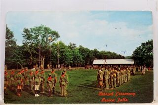Pennsylvania Pa Marshalls Creek Resica Falls Scout Reservation Postcard Old View