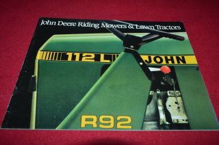John Deere Riding Mowers & Lawn Tractor For 1984 Dealer 