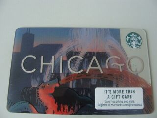 Carte Cadeau - Gift Card Starbucks - 6168 - Chicago City - 2018