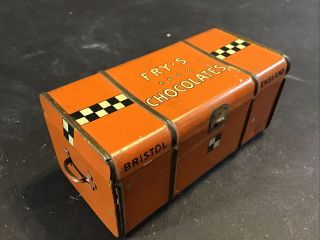 Antique Tin Box Printed Fry 