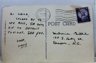 Ohio OH Cincinnati Greyhound Bus Terminal Postcard Old Vintage Card View Post PC 2