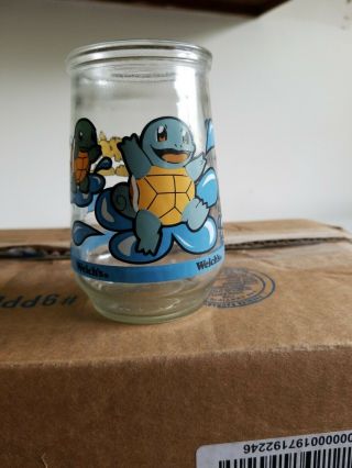 1999 Pokemon 07 Squirtle Welches Jelly Jar