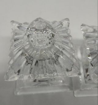 Hand Crafted Shannon Crystal - Design of Ireland Pagoda Salt & Pepper Shakers 3