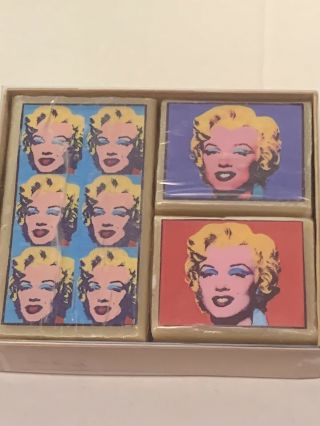 Marilyn Monroe (andy Warhol) Soap,  Art Plates,  Inc.  (3 Bars) Old Stock