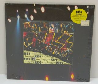 Kiss Unplugged 2lp Vinyl,  Poster Factory With Promo & Price Sticker