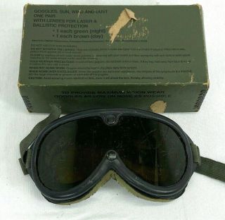 Vintage Us Military Goggles