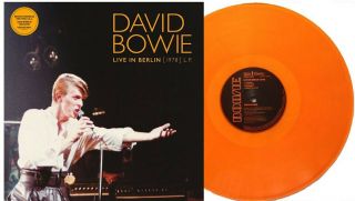 David Bowie ‎ - Live In Berlin 1978 L.  P.  Exclusive Orange Colored Vinyl Lp