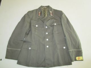 Vintage East German Military Nva Army Officer Coat Jacket Uniform G52 - 1 Stasi