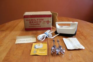 Vintage 1970s Hamilton Beach Model 87 Mixette Electric Mixer Guc