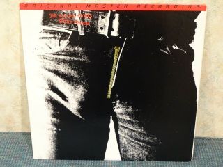 The Rolling Stones Sticky Fingers Lp Mfsl 1 - 060 Master Japan Press 1981