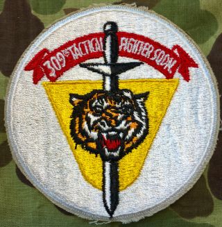 Air Force 309th Tactical Fighter Sqdn.  Usaf 309th Tfs Squadron Patch