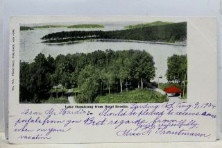 Jersey Nj Hotel Breslin Lake Hopatcong Postcard Old Vintage Card View Post