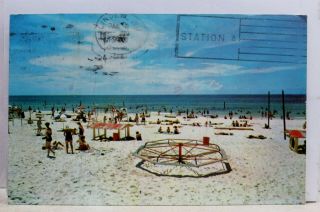 Florida Fl Panama City Beach Long Resort Postcard Old Vintage Card View Standard