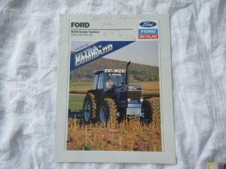 Holland Ford 8530 8630 8730 8830 8030 Series Tractor Brochure