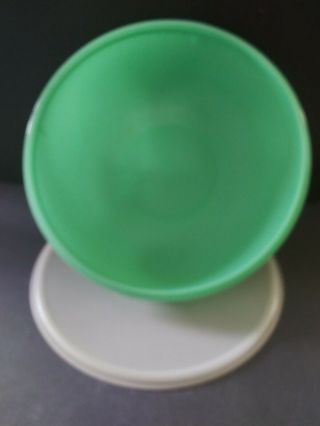 ❤️vintage Tupperware Large Green Mixing Bowl 12 " & Lid 274