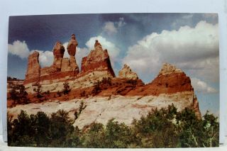 Mexico Nm Gallup Giants Rock Formation Postcard Old Vintage Card View Post