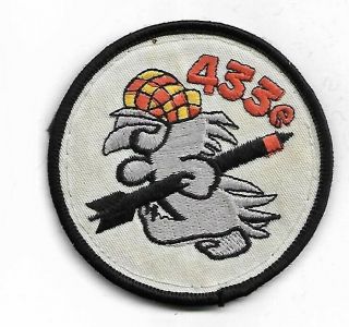 Rcaf Patch Royal Canadian Air Force 433 Squadron Hook And Loop