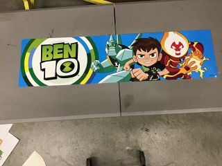 Ben 10 Toys R Us Store Display Signs 48x12 Double Sided