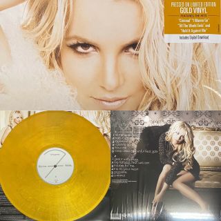 Britney Spears Femme Fatale Limited Edition Gold Colored Vinyl