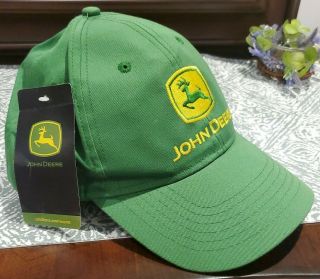 Jd Green Yellow Cap,  Hat,  Traditional Logo,  Deere