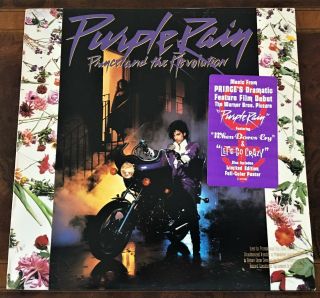 Prince " Purple Rain ".  Lp Record.  Promo.  Purple Vinyl.  Never Played