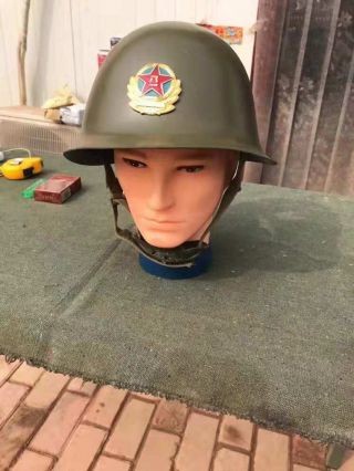 China Army Military Surplus Pla Gk80 Steel Helmet With Badge