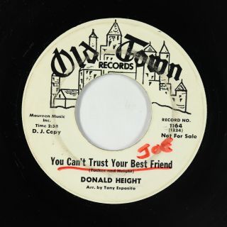 Northern/deep Soul 45 - Donald Height - You Can 