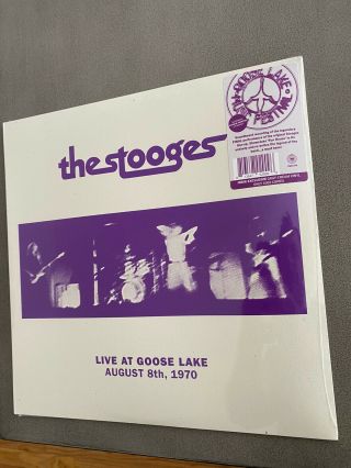 The Stooges Live At Goose Lake 1970 Screen - Printed Colored X/1000 Third Man
