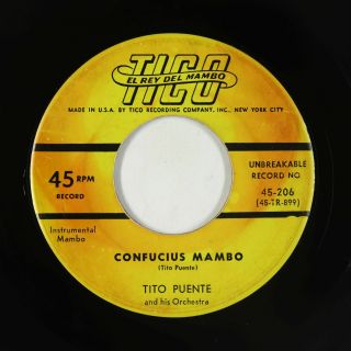 Latin 45 - Tito Puente - Confucius Mambo - Tico - Vg,  Mp3
