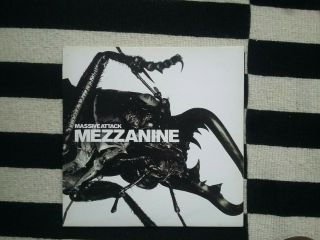 Massive Attack Mezzanine 1st Pressing Uk 2 - Lp Vinyl Record 1998 Wbrlp4