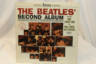 Beatles Second Album Lp Vinyl Riaa Gold Stamp St 2080