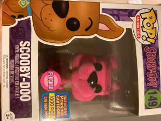 Scooby - Doo Funko Pop Animation 149 Flocked Gemini Exclusive With Protector