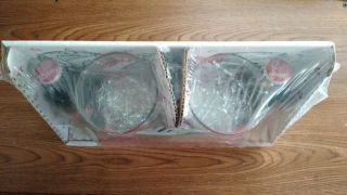 Vintage Coca Cola collectable Christmas gift set 1997 Bottles plate glasses 2