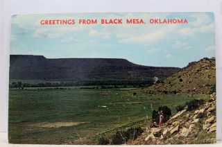 Oklahoma Ok Black Mesa Greetings Postcard Old Vintage Card View Standard Post Pc