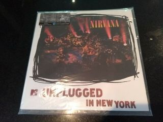 Nirvana " Unplugged In York " Ltd Ed Red Vinyl Lp,  (org 034)